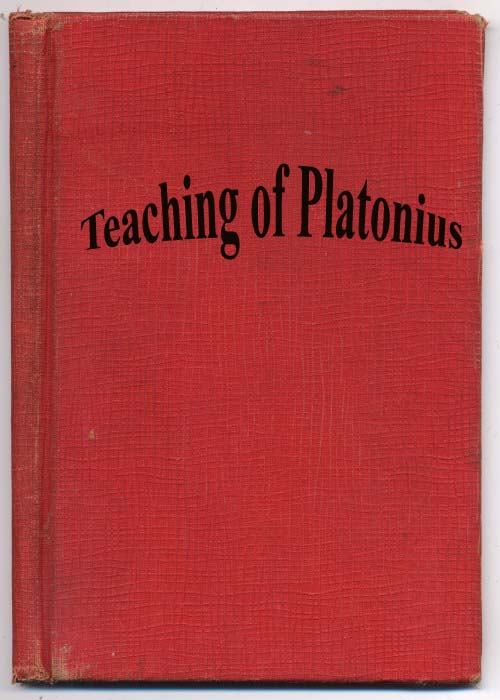 The Teaching of Platonius-Harriet H. Dallas, M.S.