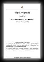 Choice Aphorisms from the Seven Segments of Cardan